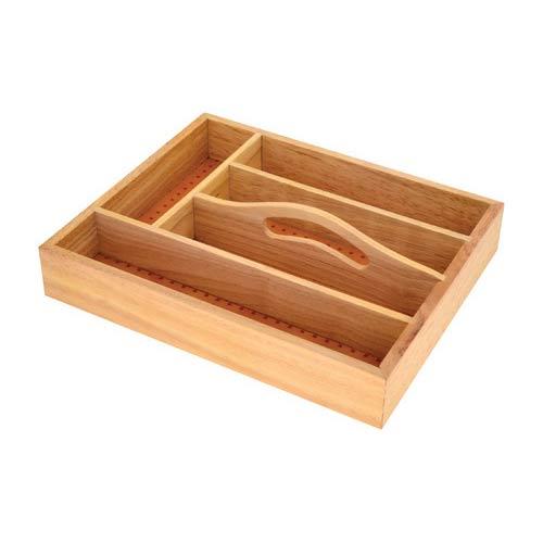 Rectangular KVG Wooden Cutlery Tray