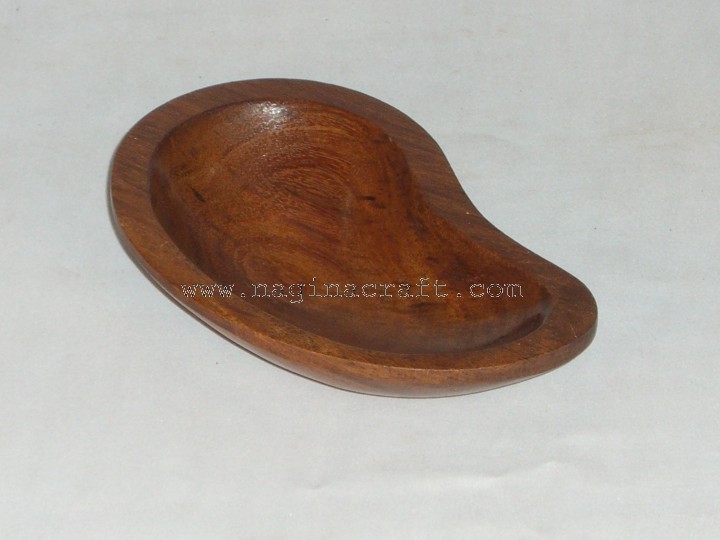 Natural Finish Rectangular DNU Wooden Tray, Size: 10x7