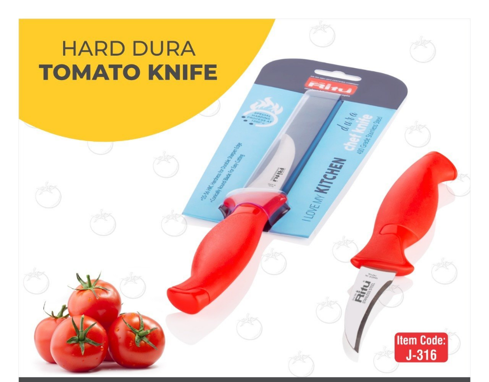 J-316 Hard Dura Fruit Knife For Kitchen, Finish: Good