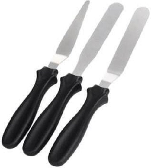 Black Stainless Steel 3 Pcs Knife Set