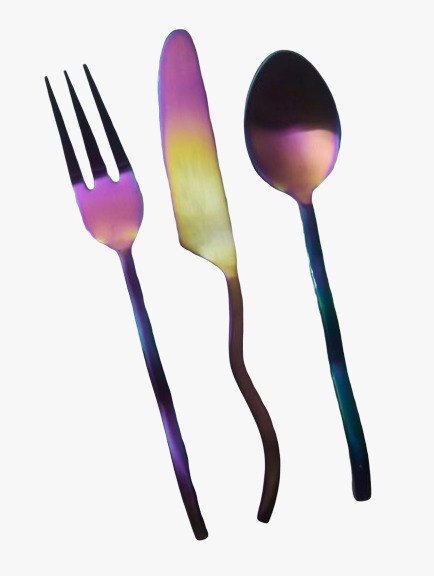 Steel 3 Pieces Flatware Set