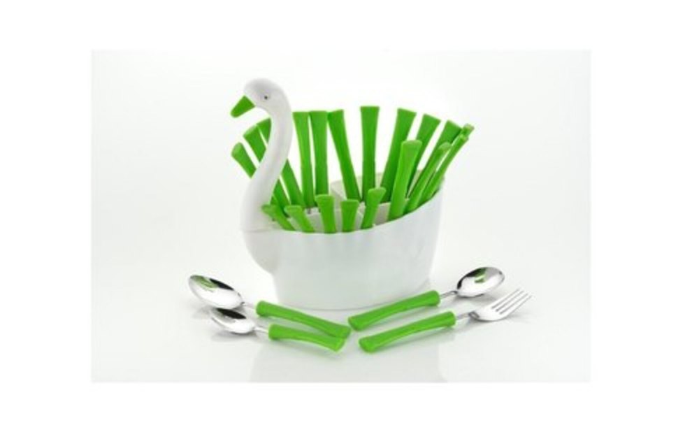 Duck Shaped Premium Cutlery Serving Set
