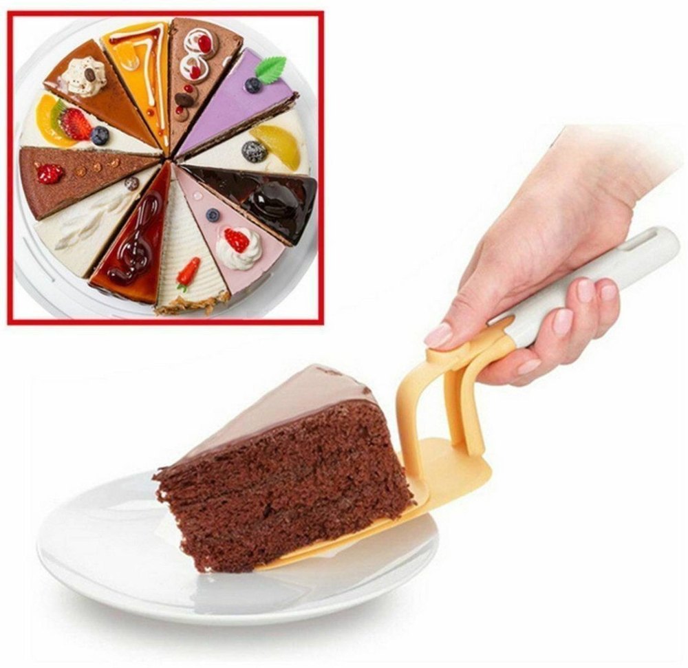 Plastic Yellow Pastry Server, For Restaurant, Cylindrical