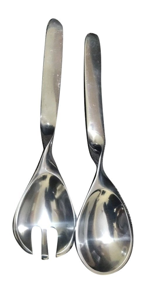 2 Polished Aluminum Cutlery Set, For Home