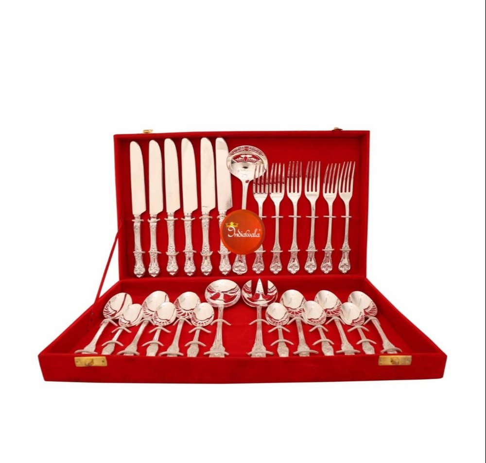 Silver Coated Brass Cutlery Set