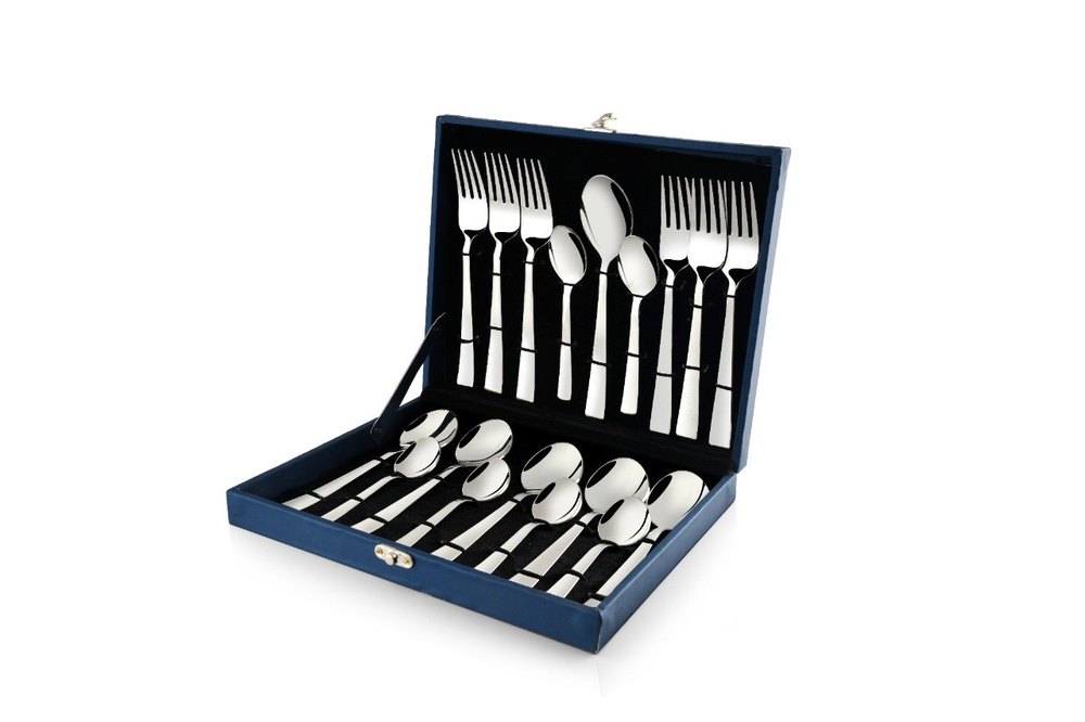 Iron Silver Artic 18 Pcs Cutlery Set, For Home
