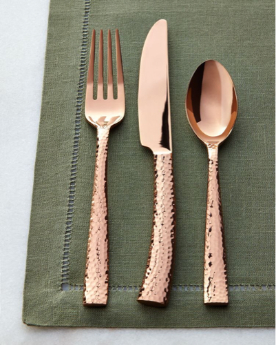 Divine Copper Brown Copper Cutlery, Packaging Type: Box, for Restaurant