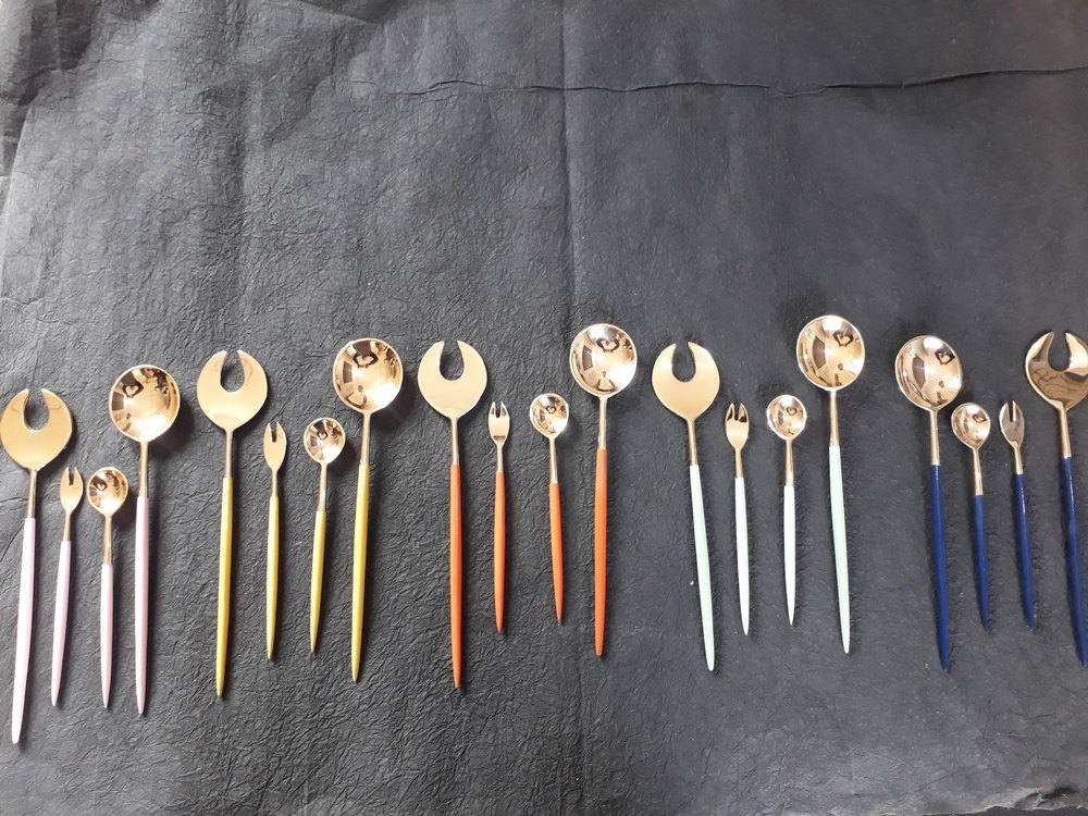 5 Pcs NACHURAL Brass Cutlery, For Home