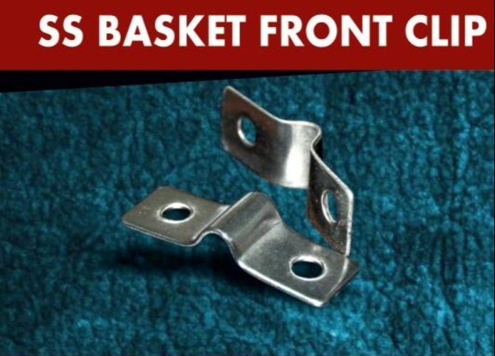 EZEE Stainless Steel SS BASKET FRONT CLIP NO 158