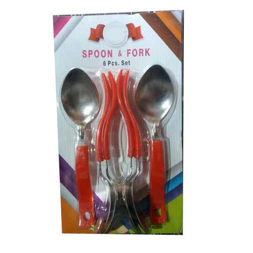 Kitchen Spoon And Fork Set, Packaging Type: Packet