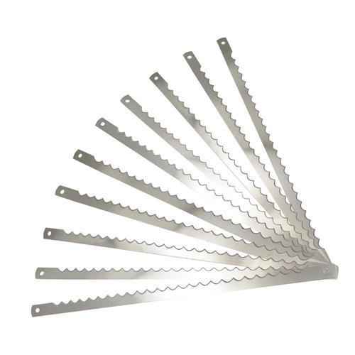 Stainless Steel And Wooden Bread Slicer Knives, Finish: Polished