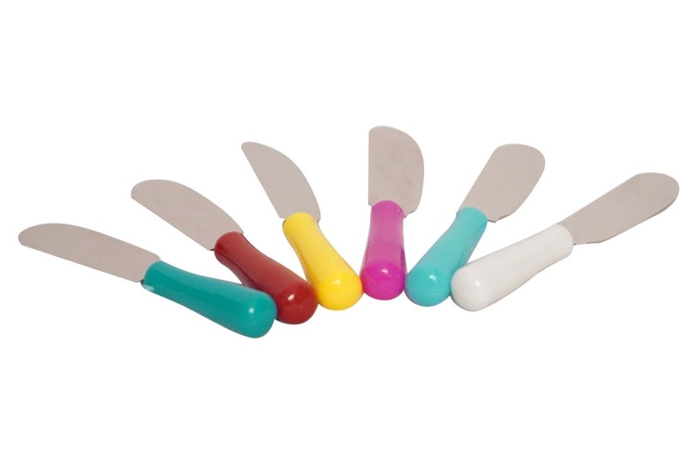 Stainless Steel (blade) Mini Butter Knife, Finish: Color Coated