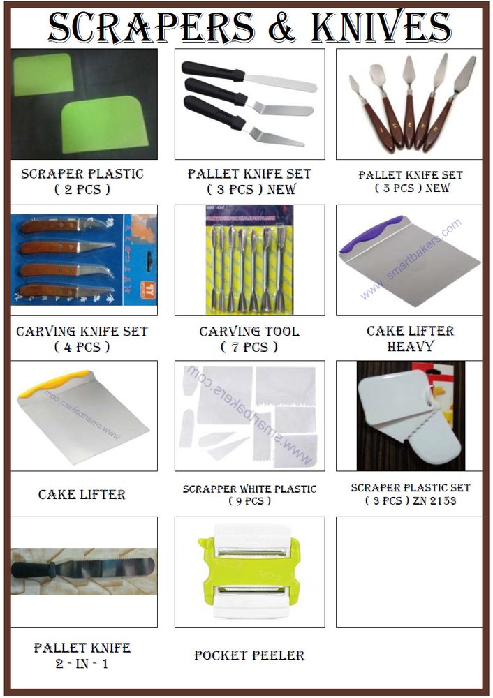 Unico Food Scrappers and Knives, for Household