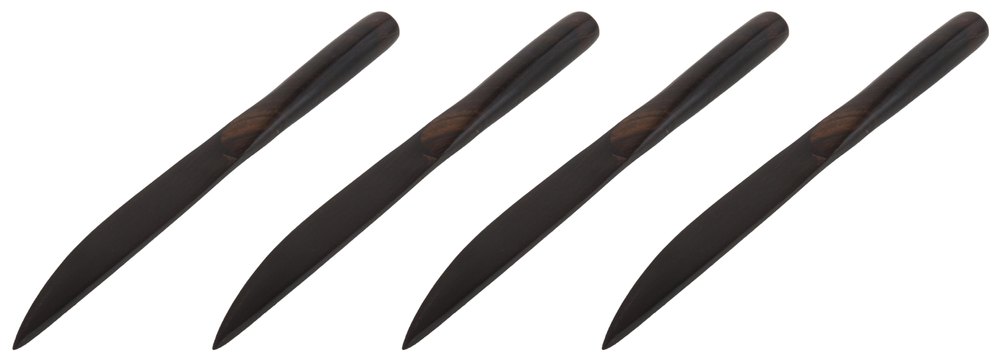 Fedora Craft Black Wooden Knife, For Butter & Bread Cutting, Size: 6 inch
