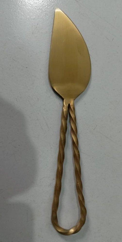 Golden Brass Glossy Cheese Knives