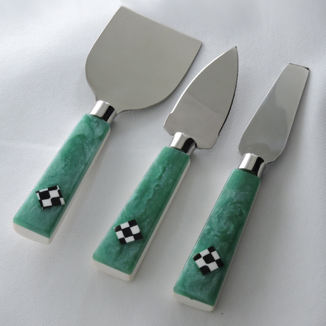 Address Craft Resin and Metal Cheese Set