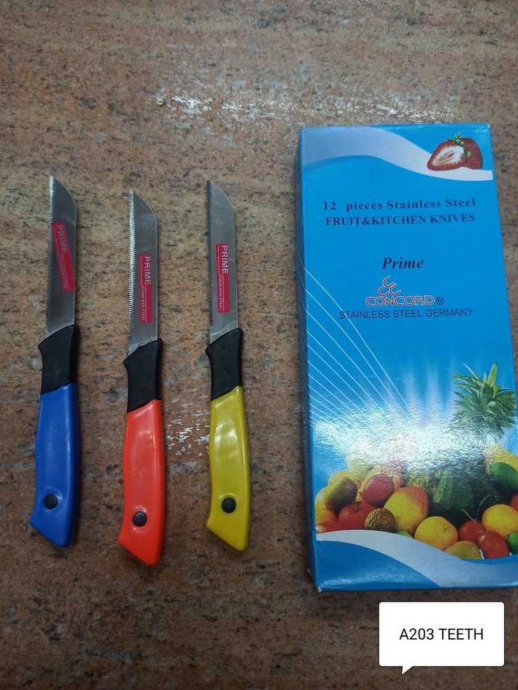 Prime Stainless Steel and Wooden Fruit Kitchen Knife