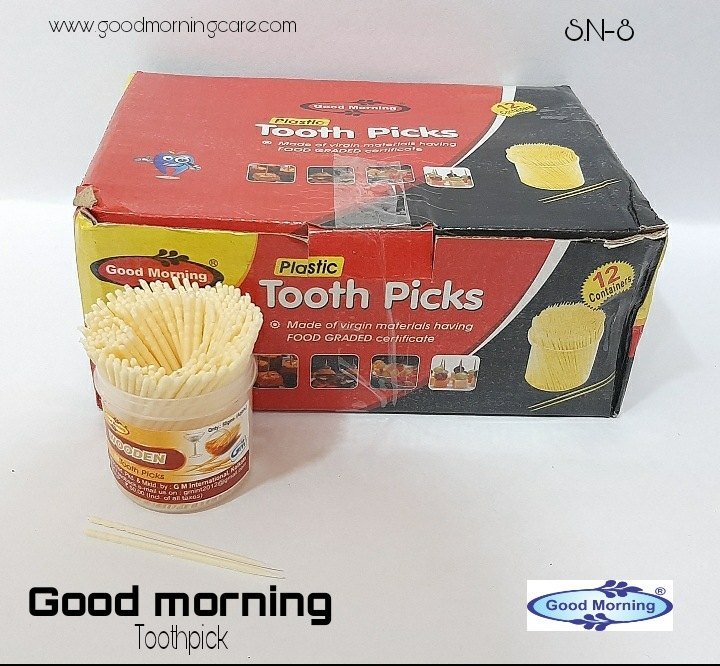 Good Morning Plastic Toothpick