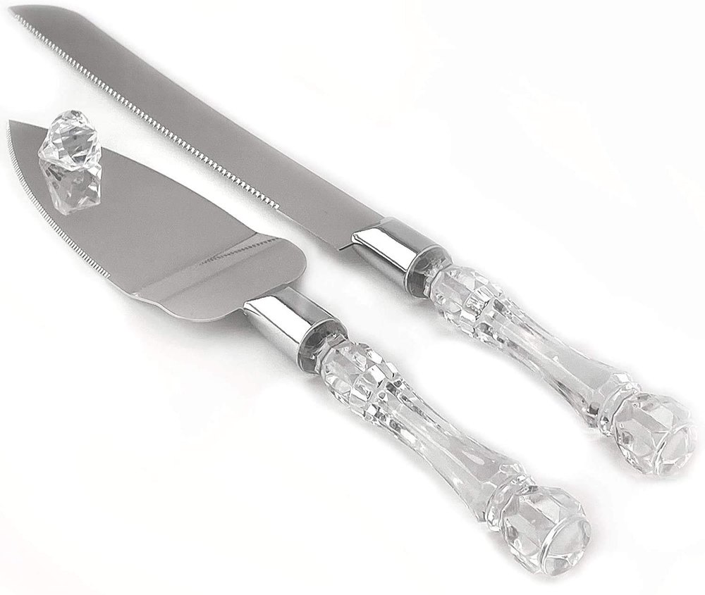 Stainless Steel Cake Knife And Server Set, For Hotel/Restaurant
