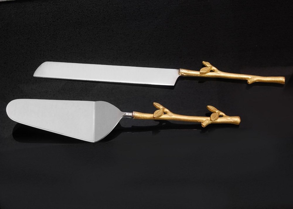 Stainless Steel Cake Knife And Server