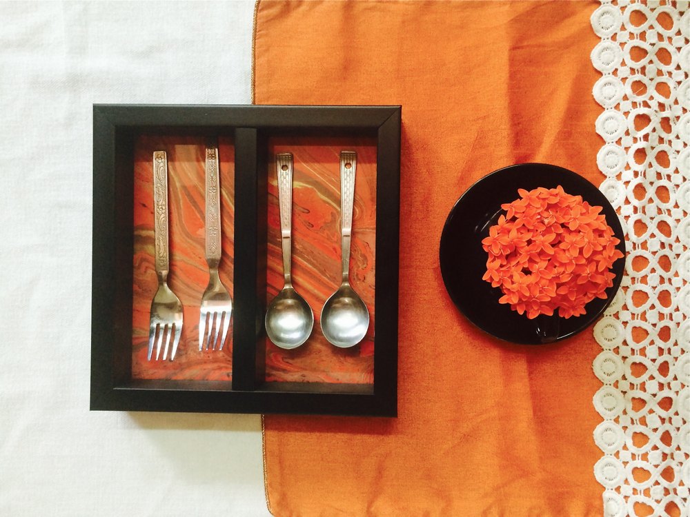 Wooden Cutlery Box
