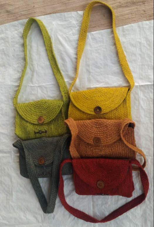 Cotton Multicolor Jute Bag, For Shopping, Capacity: 5 Kg