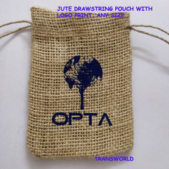 Jute Drawstring Pouch