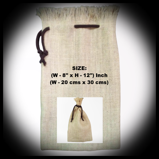 Customized Jute Pouches - 8 x 12