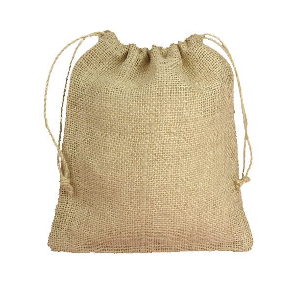 Plain Jute Drawstring pouch potli Bag, Capacity: 100gm