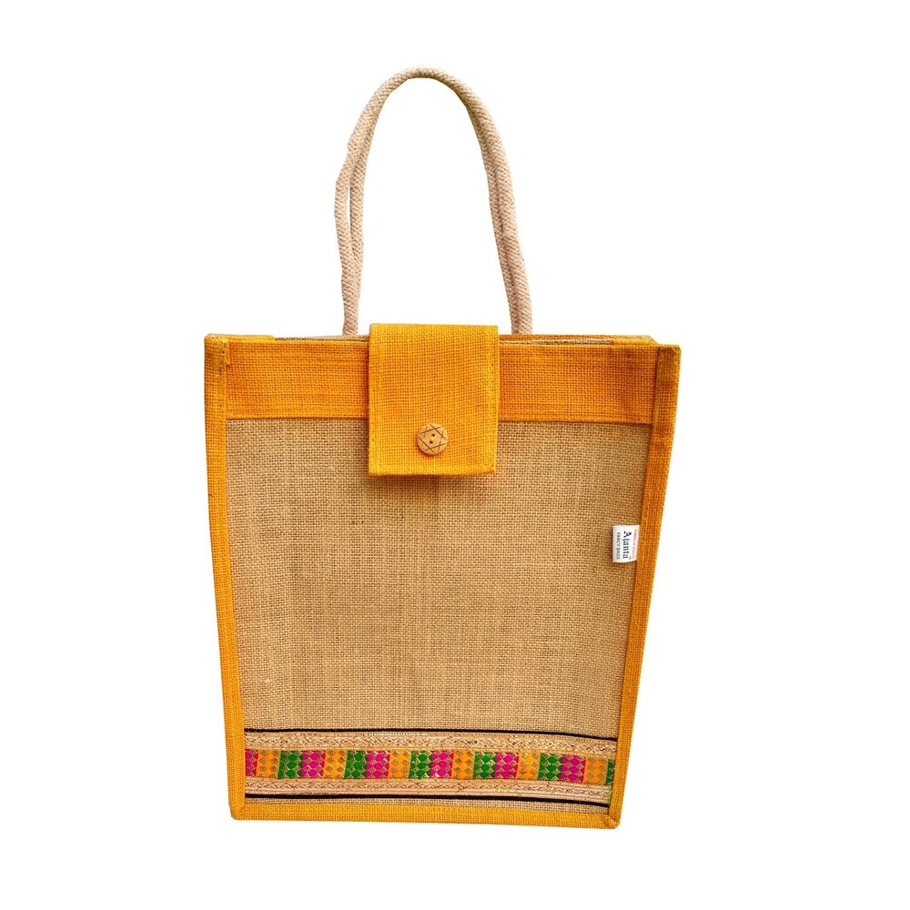 original Plain Jute Bag, Size: 12*16*5