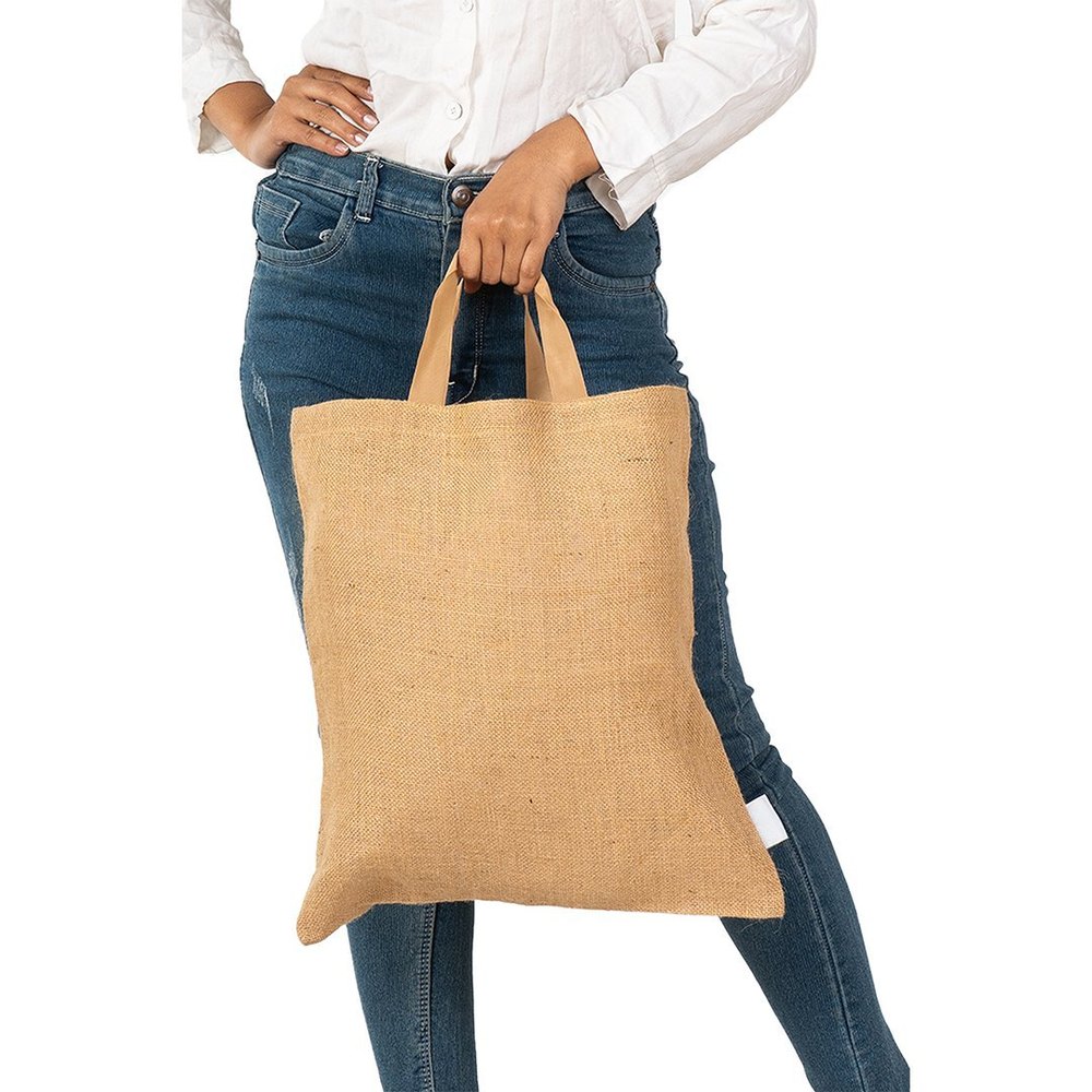 Short Cotton Padded Open Jute Carry Bag, Size: 13/15, Capacity: 10kg