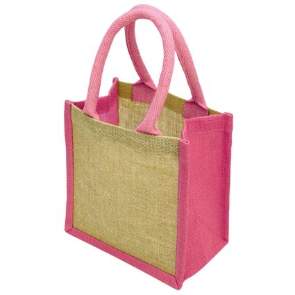 Printed Handmade Jute Lunch Bag