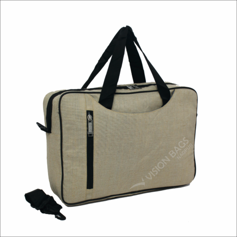 Brown Plain Jute Laptop Bag, Size: 12*16 Inches
