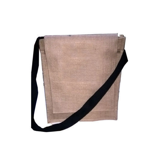 Plain Jute Laptop Bag
