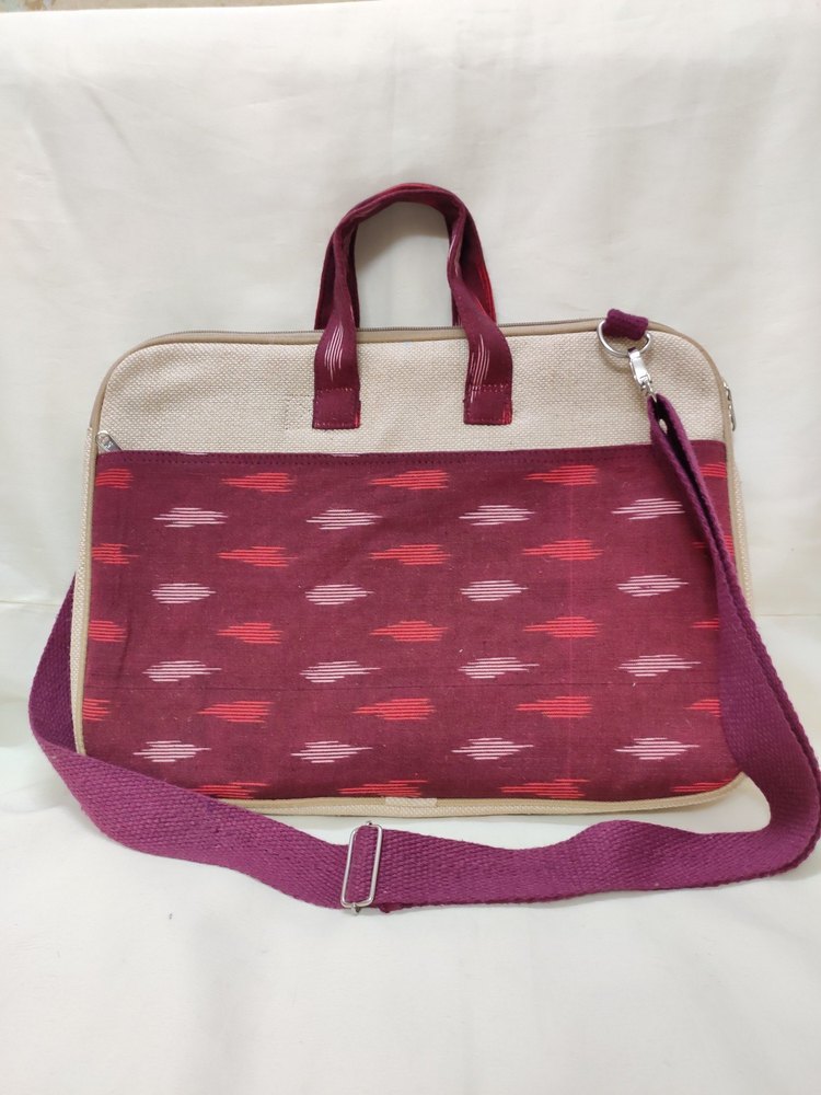 Brown Plain Printed Laptop Jute Bags, Size: 14*14*5, Size/Dimension: 14*17