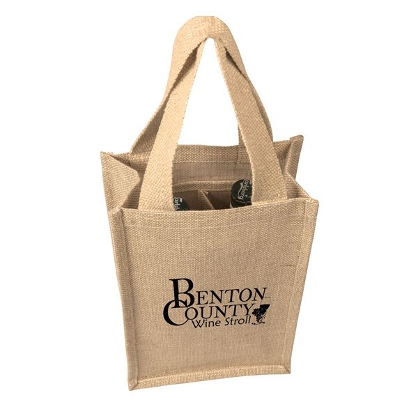 Tectonics Cotton Jute Bottle Bag
