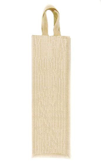 Plain Loop Handle Bottle Jute Bag