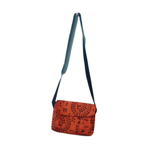 Printed Jute Sling Bag, Size: 9 X 6 Inch
