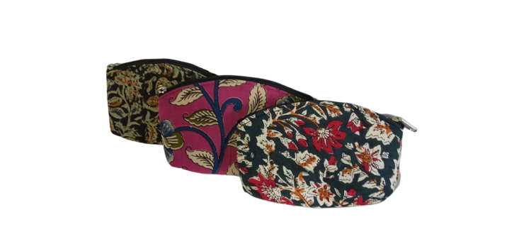 Hand Pouch Multicolor Rubis bags kalamkari jute purse