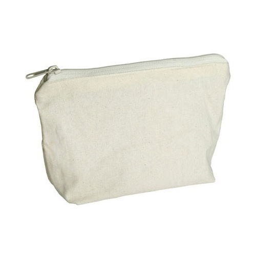 Blivus White Jute Coin Purse