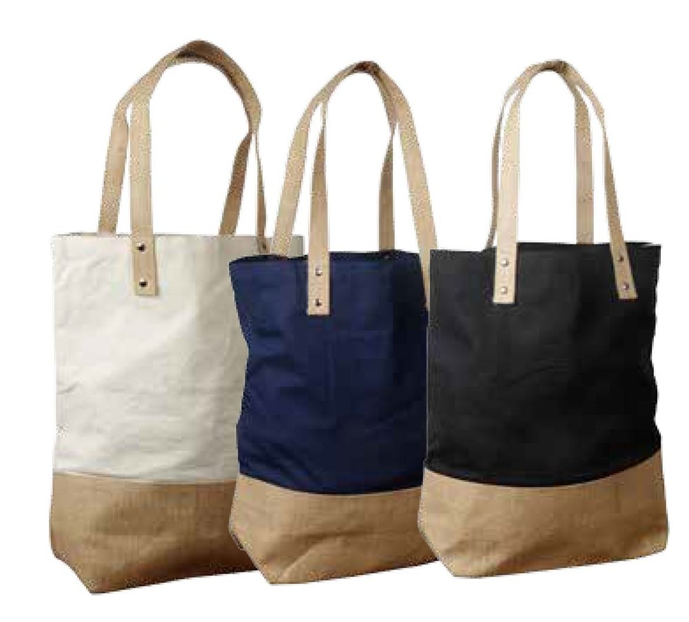 Jute and Canvas Bag