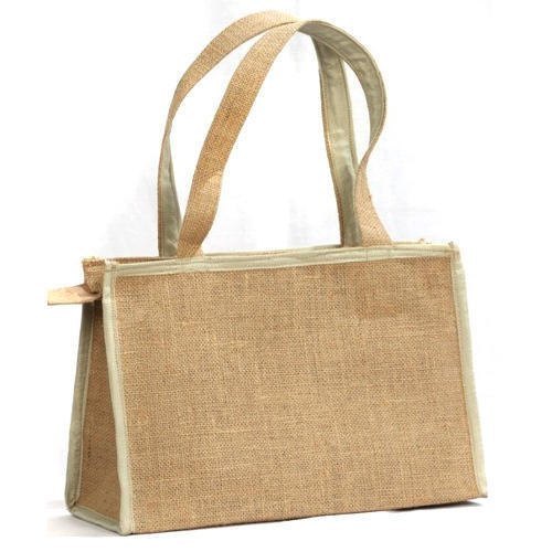 Assorted Plain Laminated Jute Bags, Size: 12 W X 10 H X 4, Capacity: 5 Kg