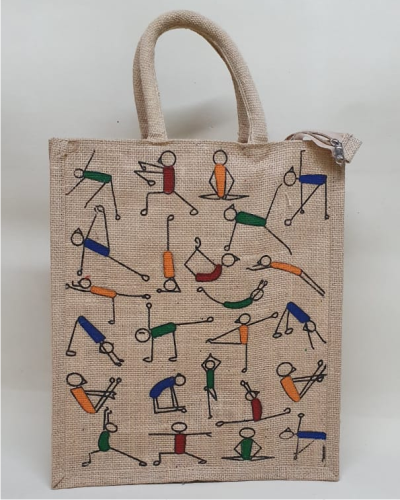 Zipper Corporate Jute Bag