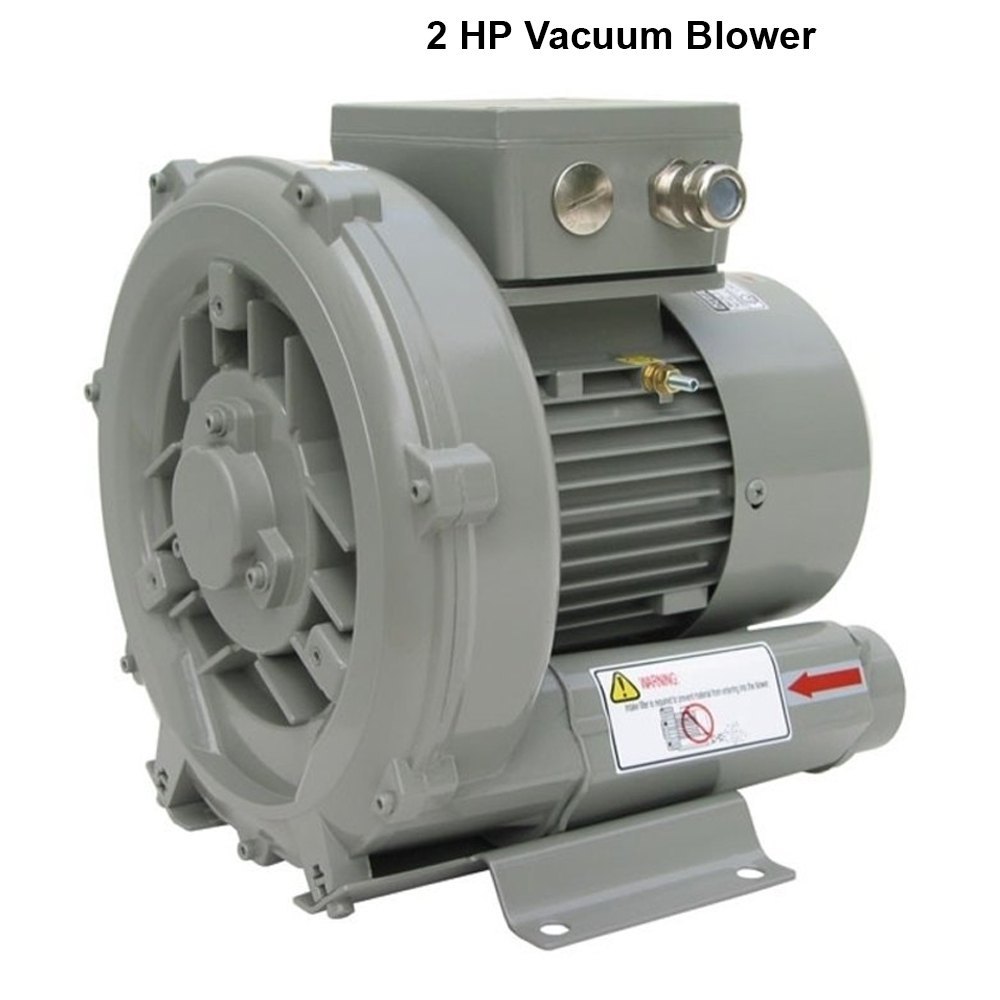 Single stage Aluminum 2 HP Vacuum Blower