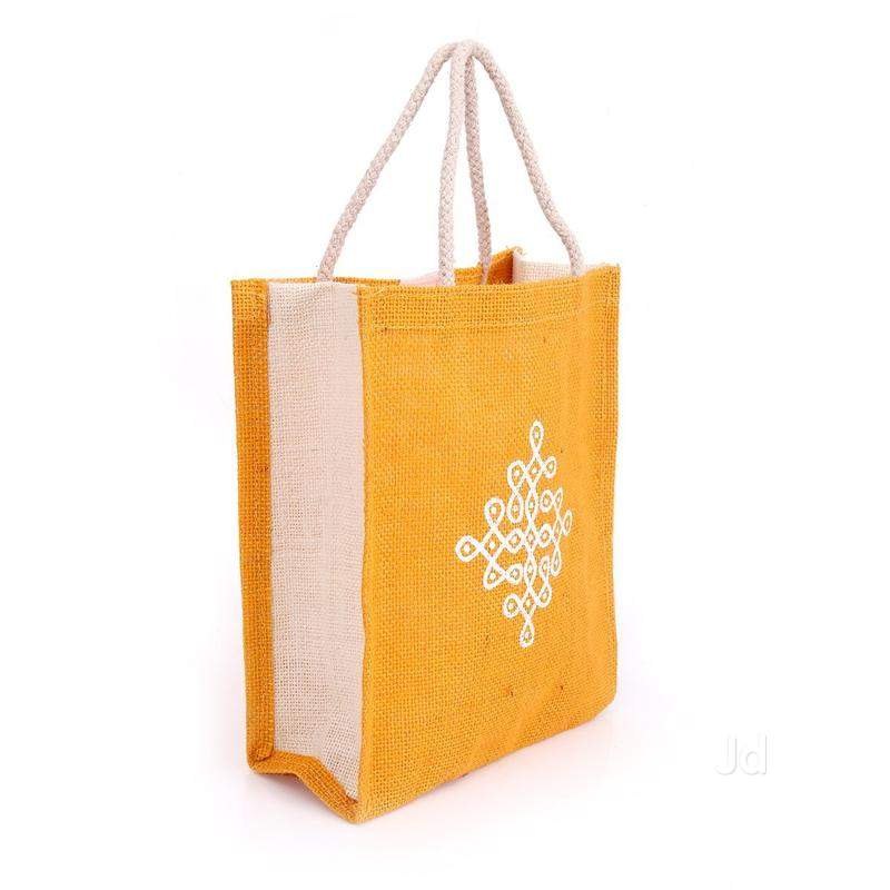 Printed Jute Grocery Bag, Capacity: 5 Kg