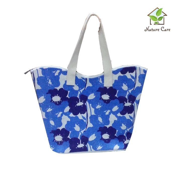 Jute Colorful Beach Bag