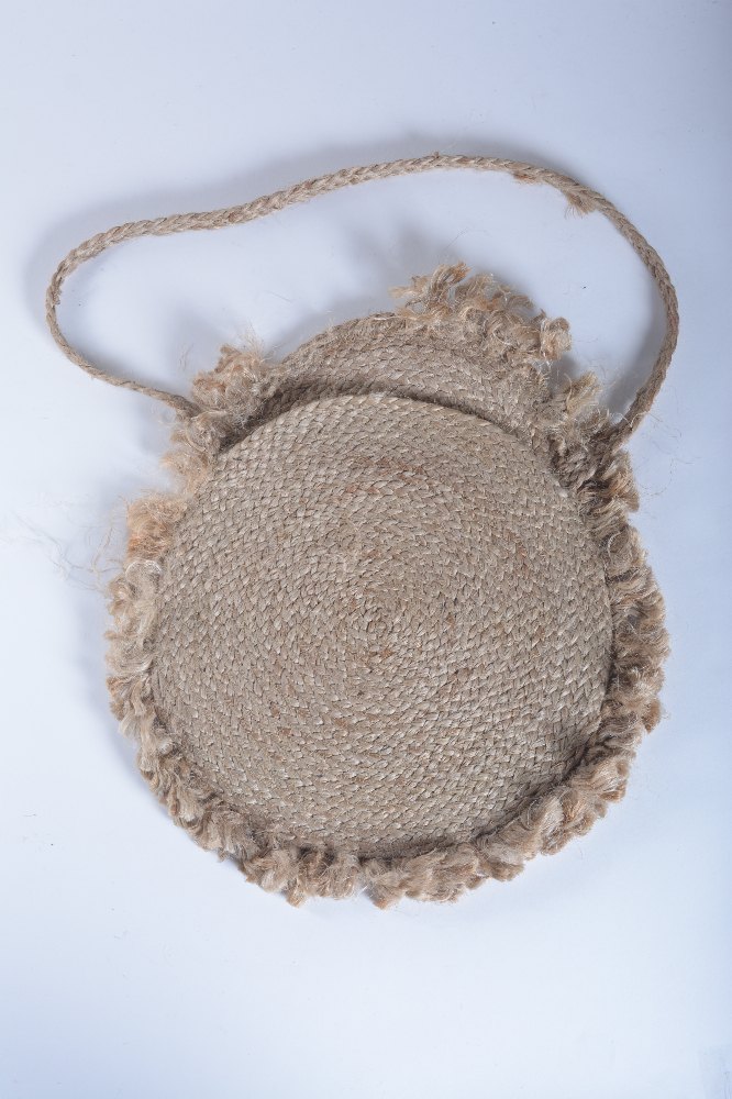 Plain Lal10 Jute Beach Bag