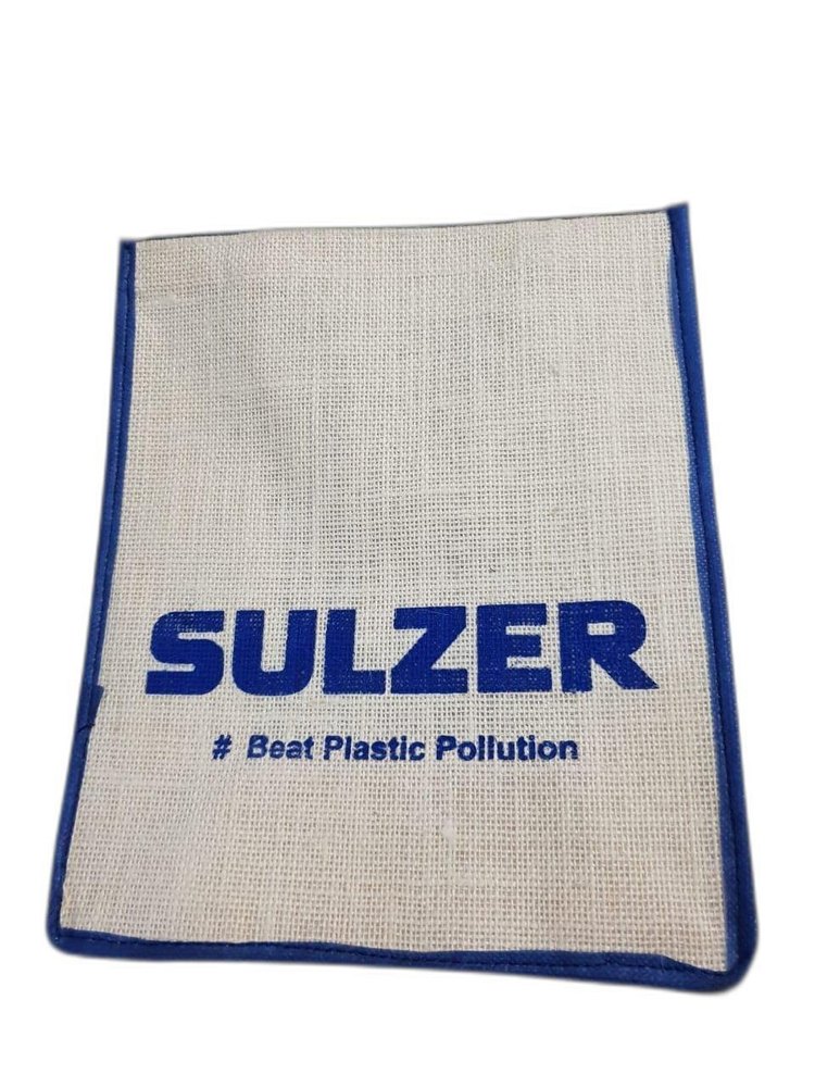 Printed Rope Handle Stitched Jute Bag, For Promotional, Capacity: 2.7 Kg