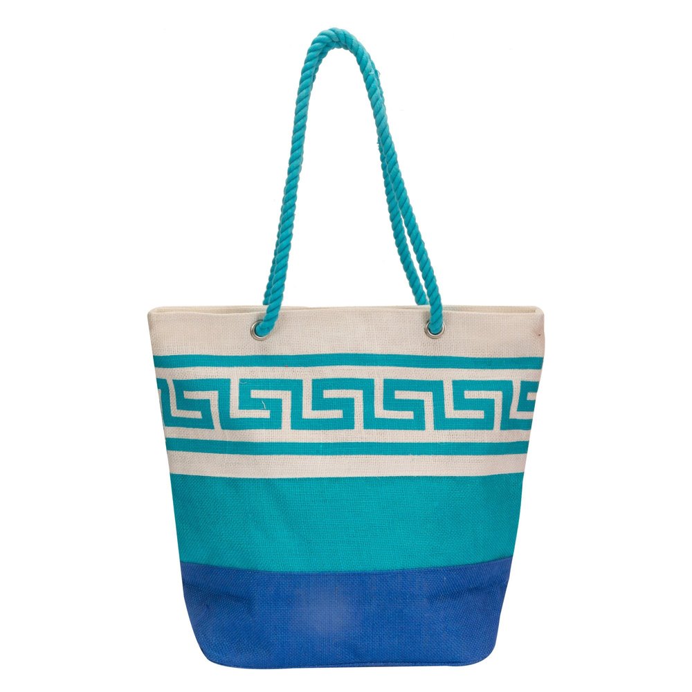 Ladies Printed Shoulder Jute Bag