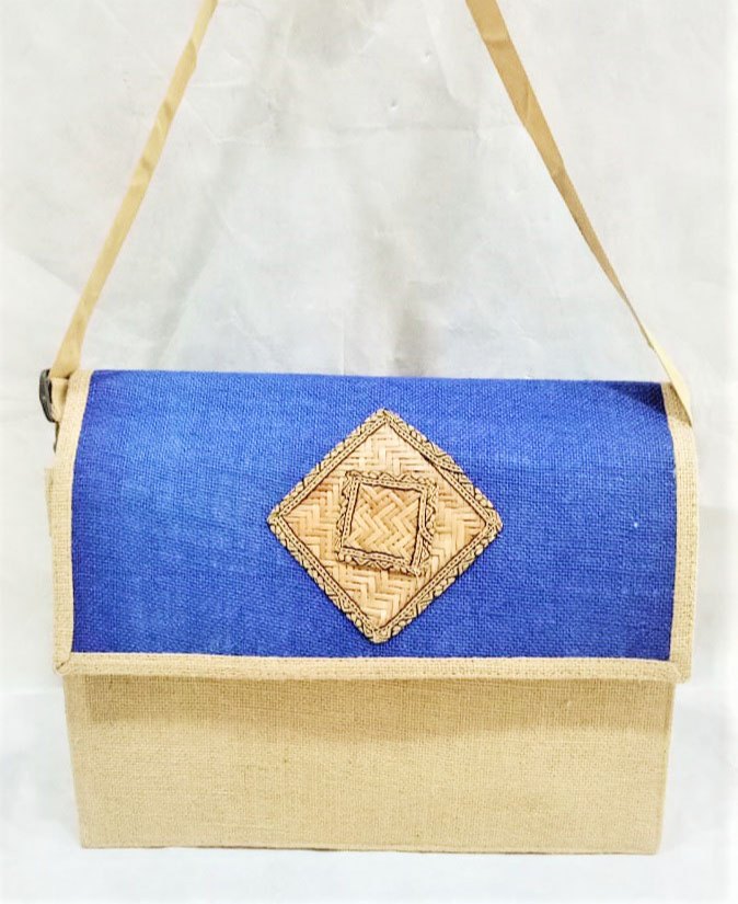 Adjustable Jute Shoulder Bags, Size: 20*15